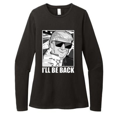 I'll Be Back Terminator Trump 2024 Election Womens CVC Long Sleeve Shirt