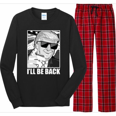 I'll Be Back Terminator Trump 2024 Election Long Sleeve Pajama Set