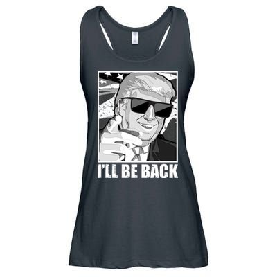 I'll Be Back Terminator Trump 2024 Election Ladies Essential Flowy Tank