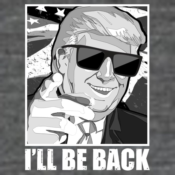 I'll Be Back Terminator Trump 2024 Election Premium T-Shirt