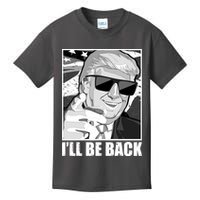 I'll Be Back Terminator Trump 2024 Election Kids T-Shirt