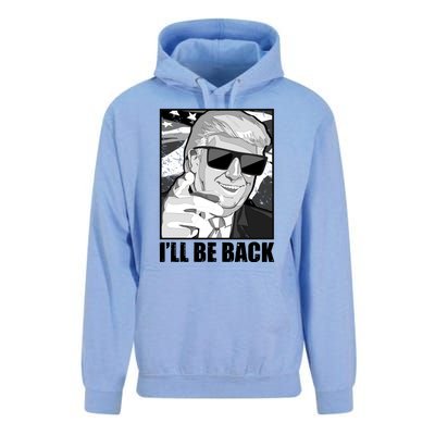 I'll Be Back Terminator Trump 2024 Election Unisex Surf Hoodie