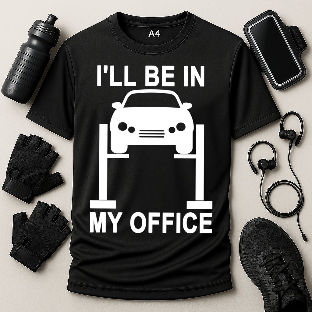 I'll Be In My Office Performance Shirt