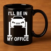 I'll Be In My Office 11oz C Handle Ceramic Mug