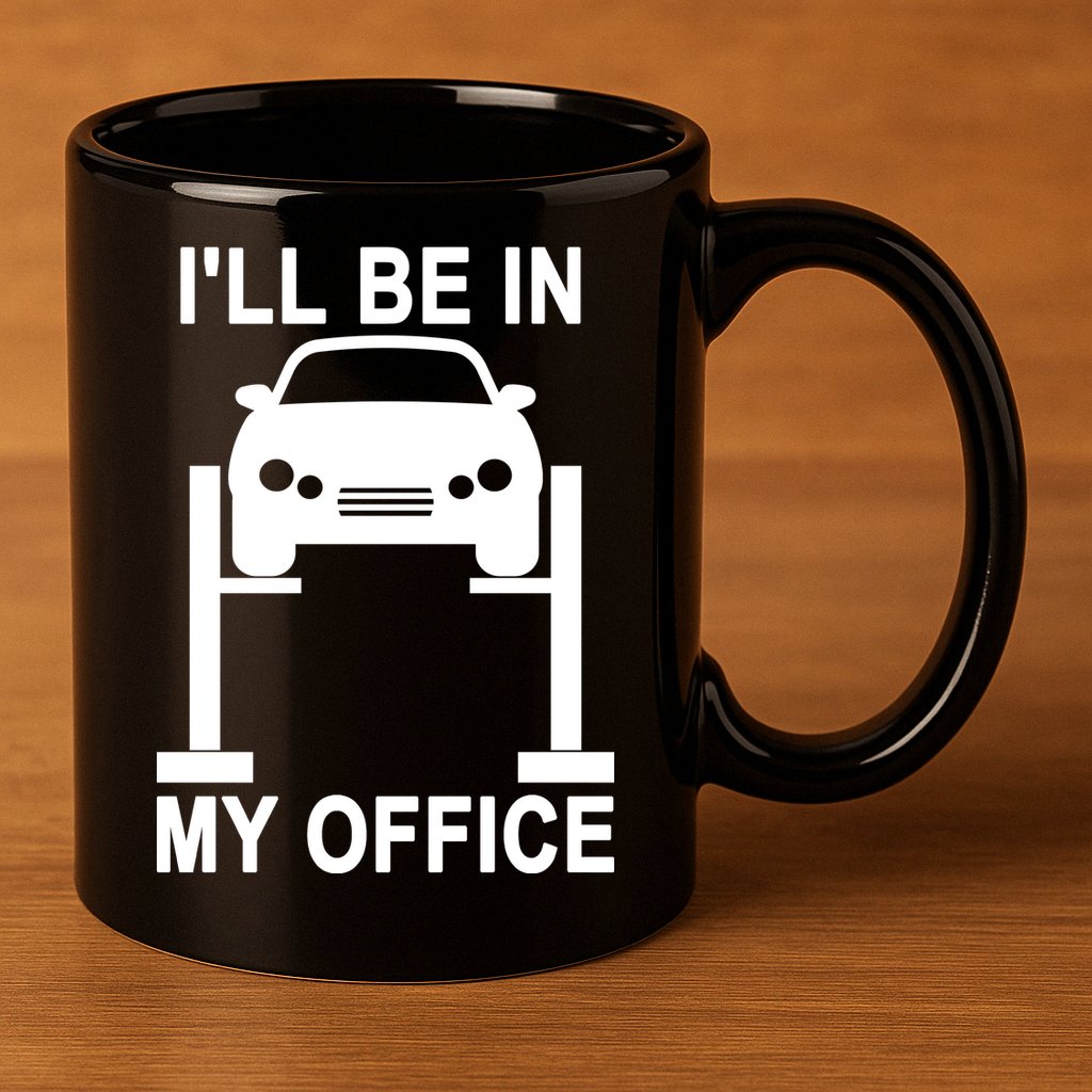 I'll Be In My Office 11oz C Handle Ceramic Mug