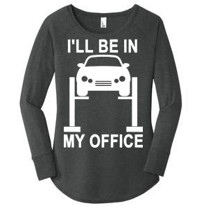 I'll Be In My Office Women's Perfect Tri Tunic Long Sleeve Shirt