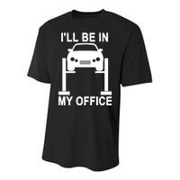 I'll Be In My Office Youth Performance Sprint T-Shirt