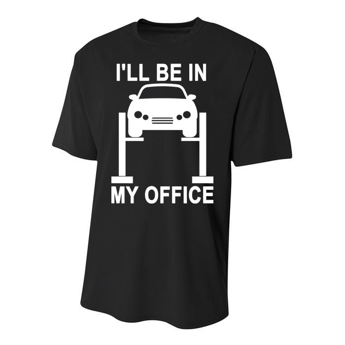 I'll Be In My Office Youth Performance Sprint T-Shirt