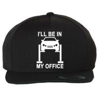 I'll Be In My Office Wool Snapback Cap