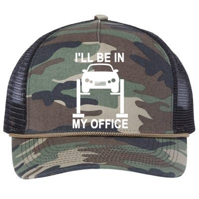 I'll Be In My Office Retro Rope Trucker Hat Cap