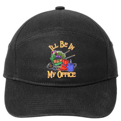I'll Be In My Office Gardening 7-Panel Snapback Hat