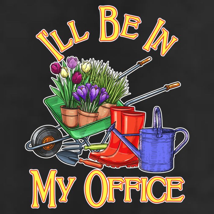 I'll Be In My Office Gardening Adult Drive Performance Visor