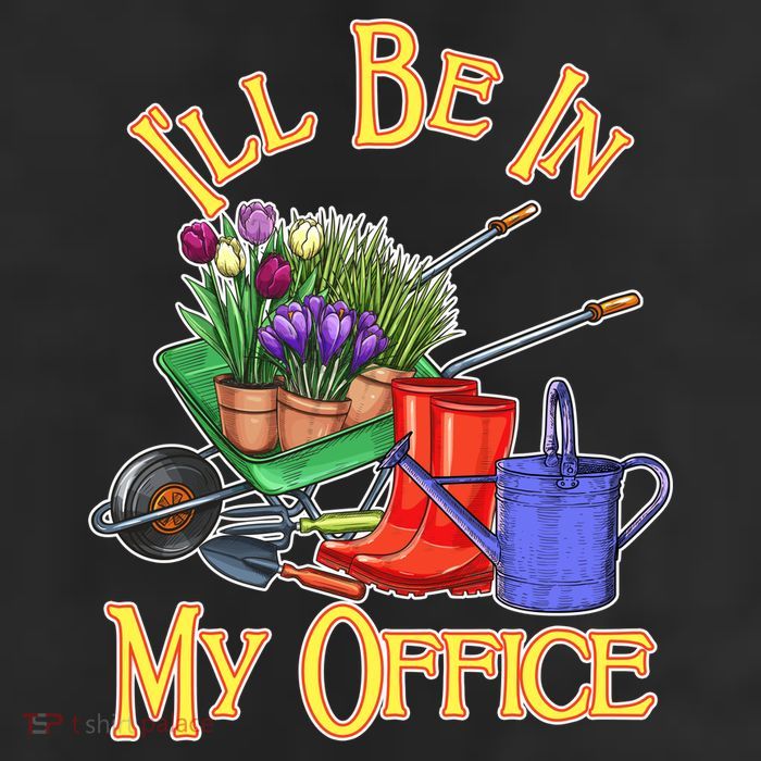 I'll Be In My Office Gardening Beanie