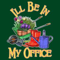 I'll Be In My Office Gardening Cooling Performance Crew T-Shirt