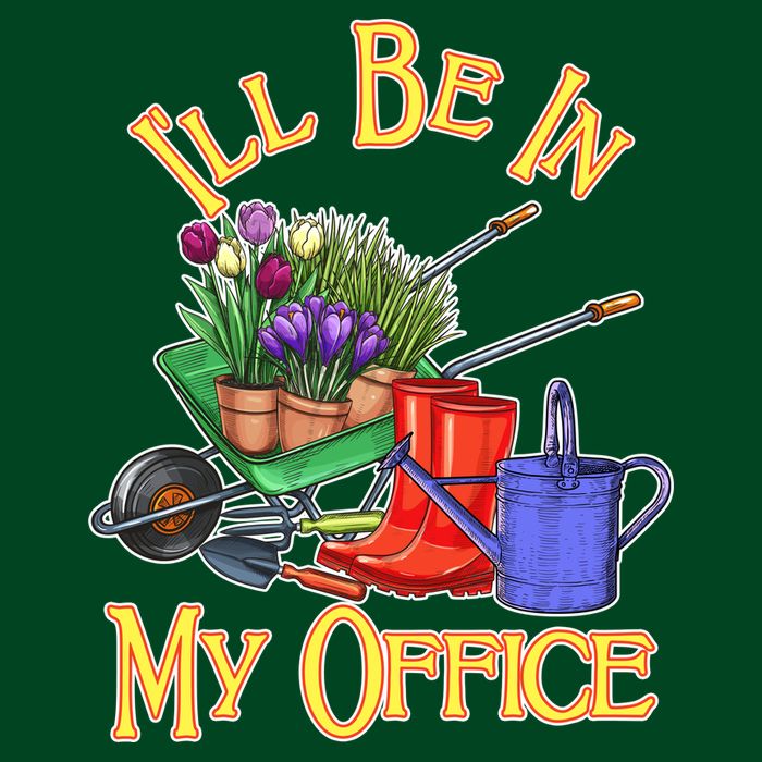 I'll Be In My Office Gardening Cooling Performance Crew T-Shirt