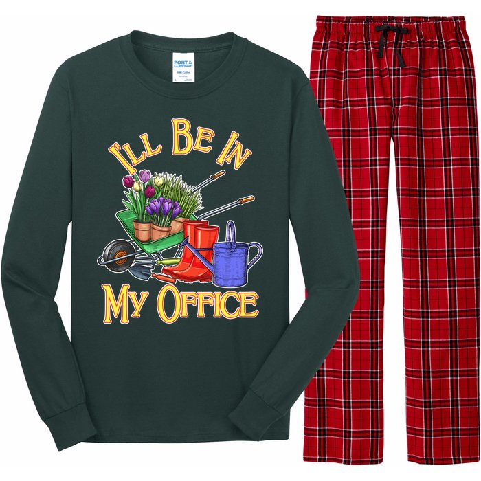 I'll Be In My Office Gardening Long Sleeve Pajama Set