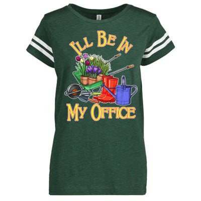 I'll Be In My Office Gardening Enza Ladies Jersey Football T-Shirt