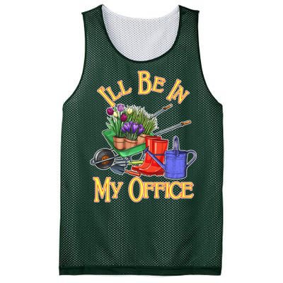 I'll Be In My Office Gardening Mesh Reversible Basketball Jersey Tank