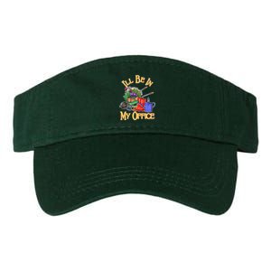 I'll Be In My Office Gardening Valucap Bio-Washed Visor