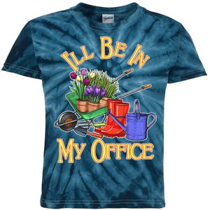 I'll Be In My Office Gardening Kids Tie-Dye T-Shirt