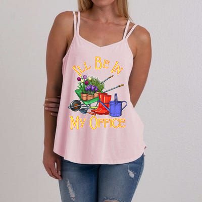 I'll Be In My Office Gardening Women's Strappy Tank