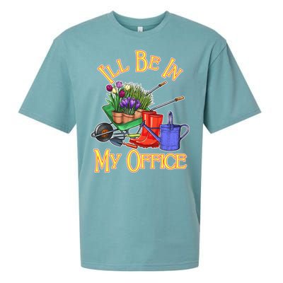 I'll Be In My Office Gardening Sueded Cloud Jersey T-Shirt