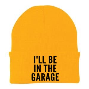 I'll Be In The Garage Car Mechanic Fan Knit Cap Winter Beanie