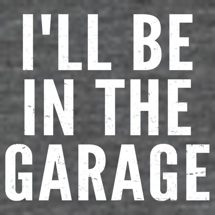 I'll Be In The Garage Car Mechanic Fan Premium T-Shirt