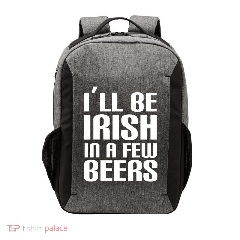 I'll Be Irish in A Few Beers Vector Backpack