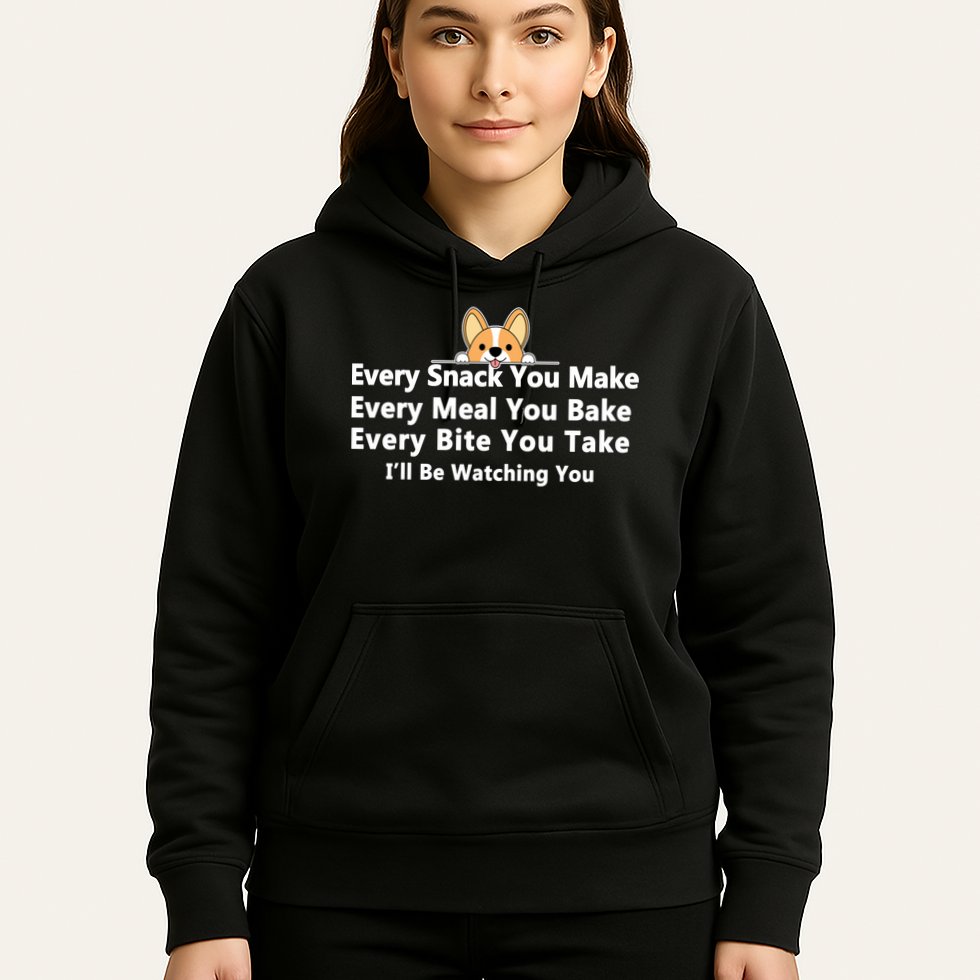 I'll Be Watching You Cute Dog Meme Hoodie