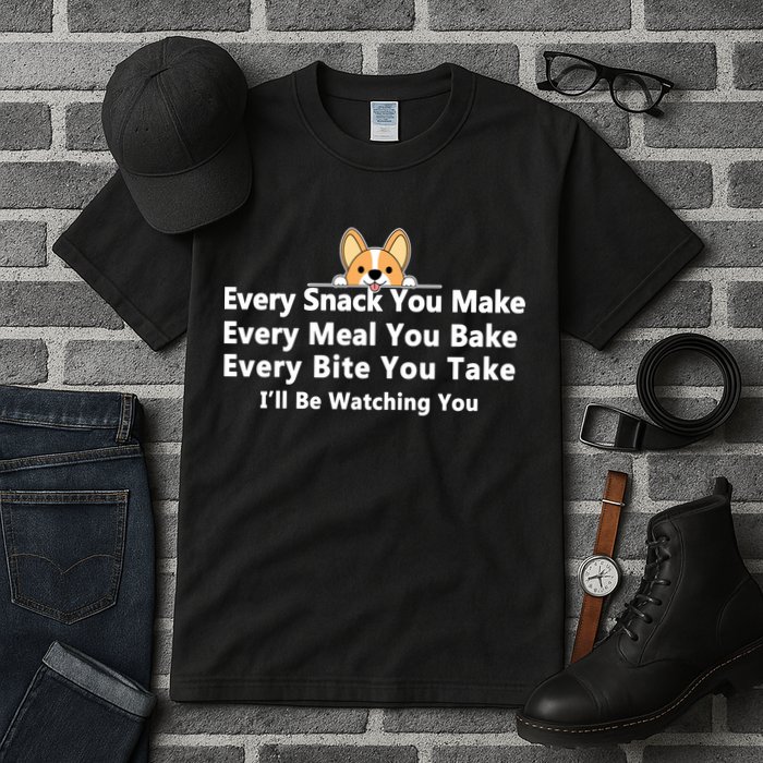 I'll Be Watching You Cute Dog Meme Tall T-Shirt