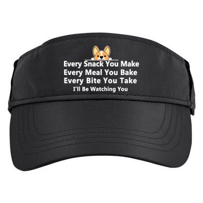 I'll Be Watching You Cute Dog Meme Adult Drive Performance Visor