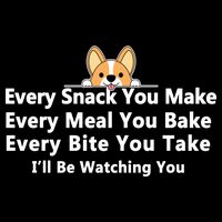 I'll Be Watching You Cute Dog Meme Tie-Dye T-Shirt