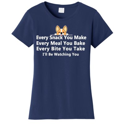 I'll Be Watching You Cute Dog Meme Women's T-Shirt