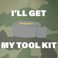 I'll Get My Tool Kit Duck Tape Legacy Tie Dye Trucker Hat