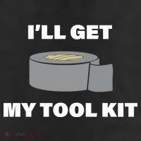 I'll Get My Tool Kit Duck Tape 7 Panel Mesh Trucker Snapback Hat