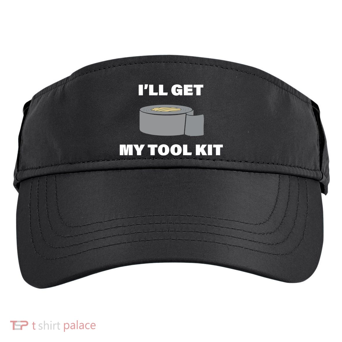 I'll Get My Tool Kit Duck Tape Adult Drive Performance Visor