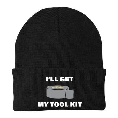 I'll Get My Tool Kit Duck Tape Knit Cap Winter Beanie