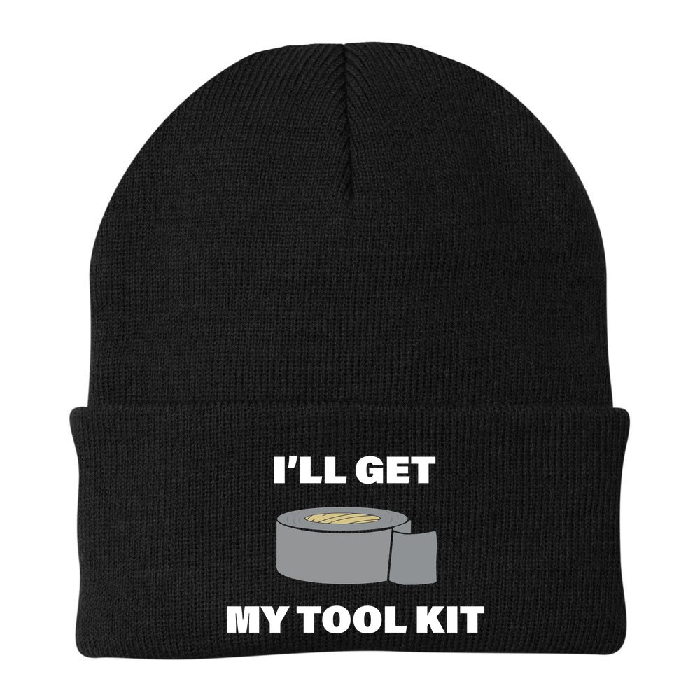 I'll Get My Tool Kit Duck Tape Beanie