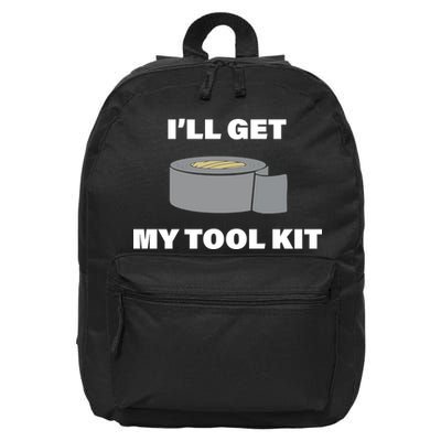 I'll Get My Tool Kit Duck Tape 16 in Basic Backpack