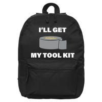 I'll Get My Tool Kit Duck Tape 16 in Basic Backpack