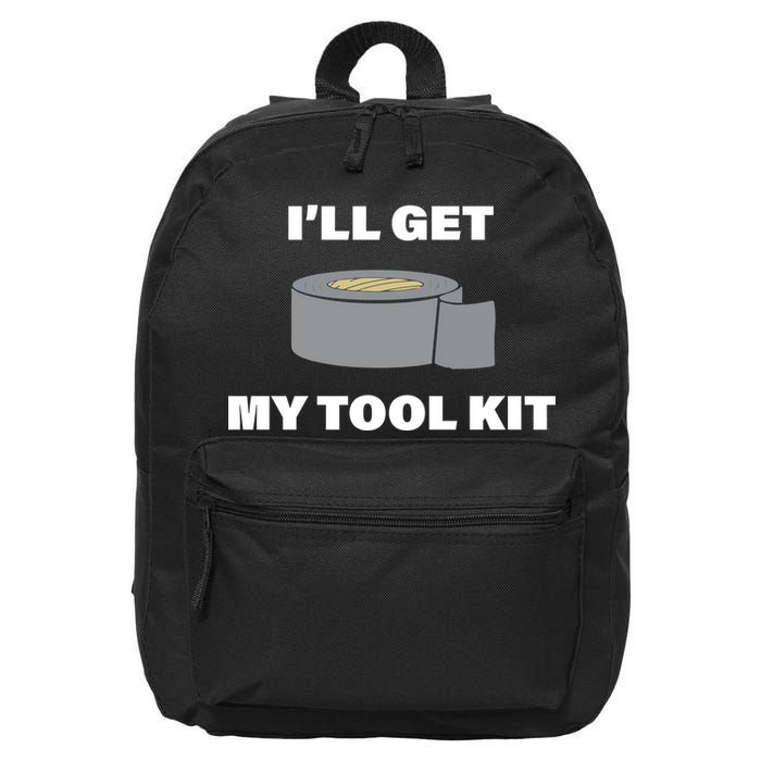 I'll Get My Tool Kit Duck Tape 16 in Basic Backpack