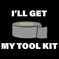 I'll Get My Tool Kit Duck Tape 16 in Basic Backpack