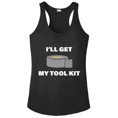 I'll Get My Tool Kit Duck Tape Ladies PosiCharge Competitor Racerback Tank