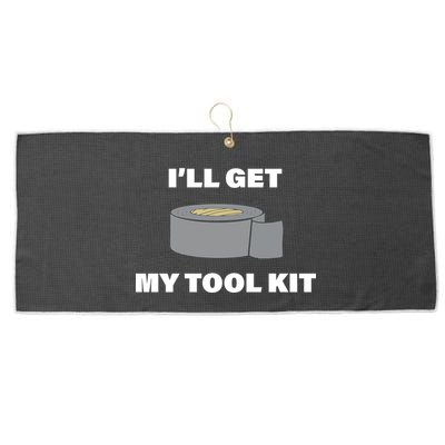 I'll Get My Tool Kit Duck Tape Large Microfiber Waffle Golf Towel