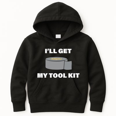 I'll Get My Tool Kit Duck Tape Kids Hoodie