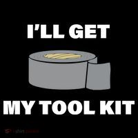 I'll Get My Tool Kit Duck Tape Wool Snapback Cap