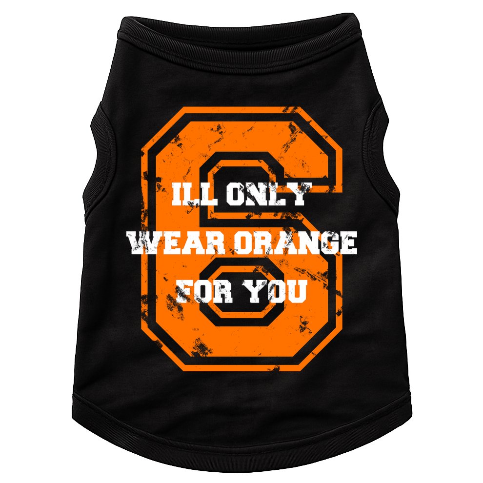 I'll Only Wear Orange For You Cleveland Football Doggie Tank