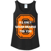 I'll Only Wear Orange For You Cleveland Football Ladies Essential Tank