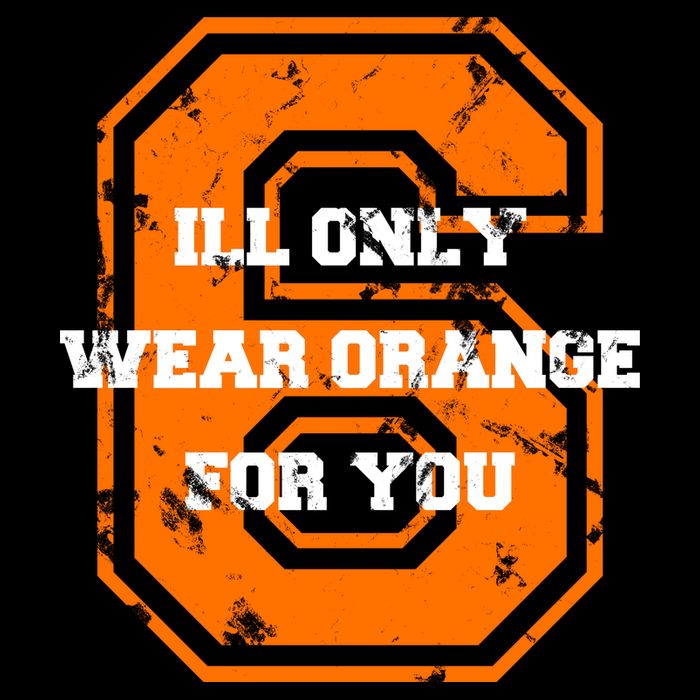 I'll Only Wear Orange For You Cleveland Football Womens Tank Top